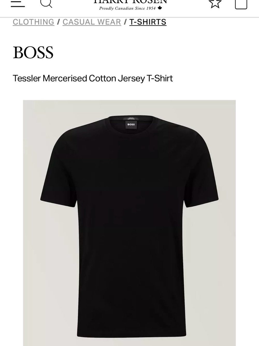 BOSS Tessler T-Shirt - Black